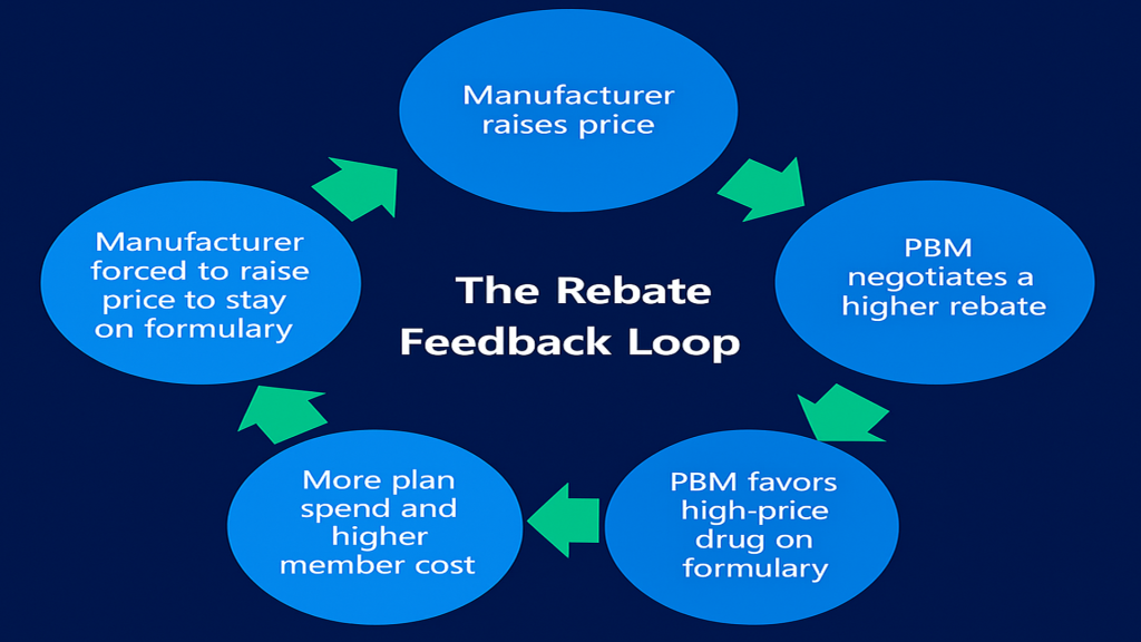 360-Degree Rebate Feedback Loop in Pharmacy Benefits